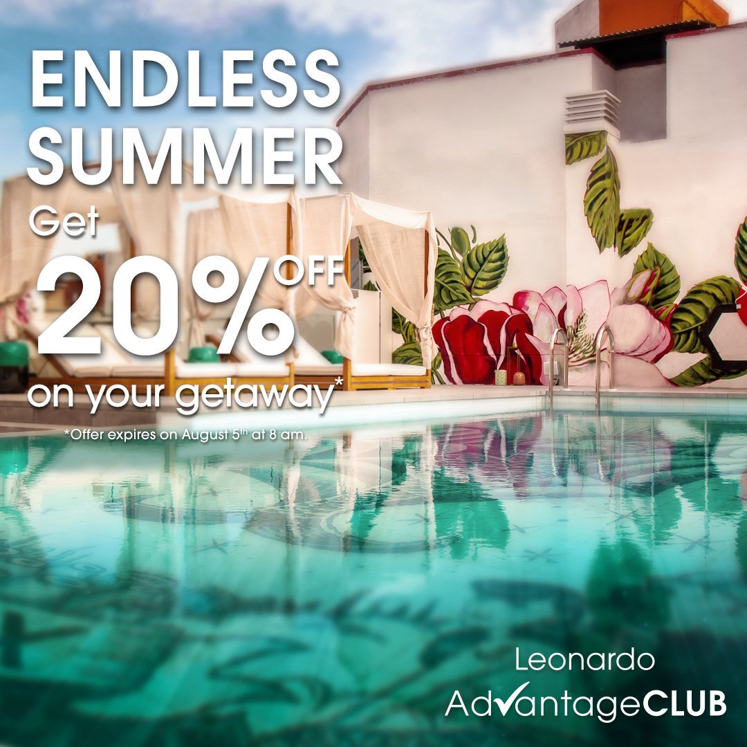 Get 20% OFF in all of your future reservations with our incredible "Endless Summer" ☀️ promotion.
bit.ly/endlesssummerp… - the offer expires on 05/08 at 8 am.