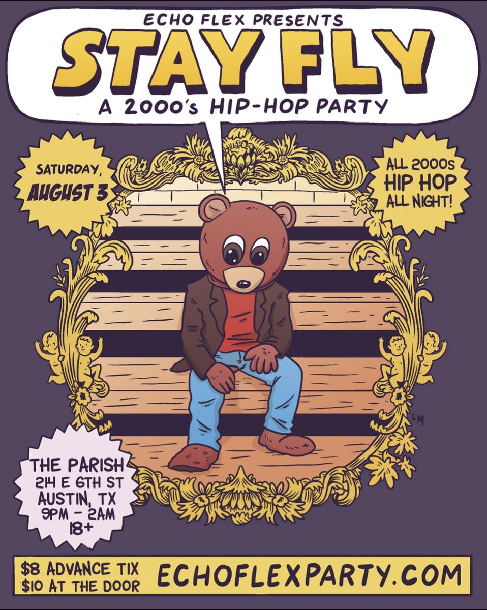 echoflex party is coming to texas this weekend 💪

san antonio friday @ paper tiger
austin saturday @ the parish