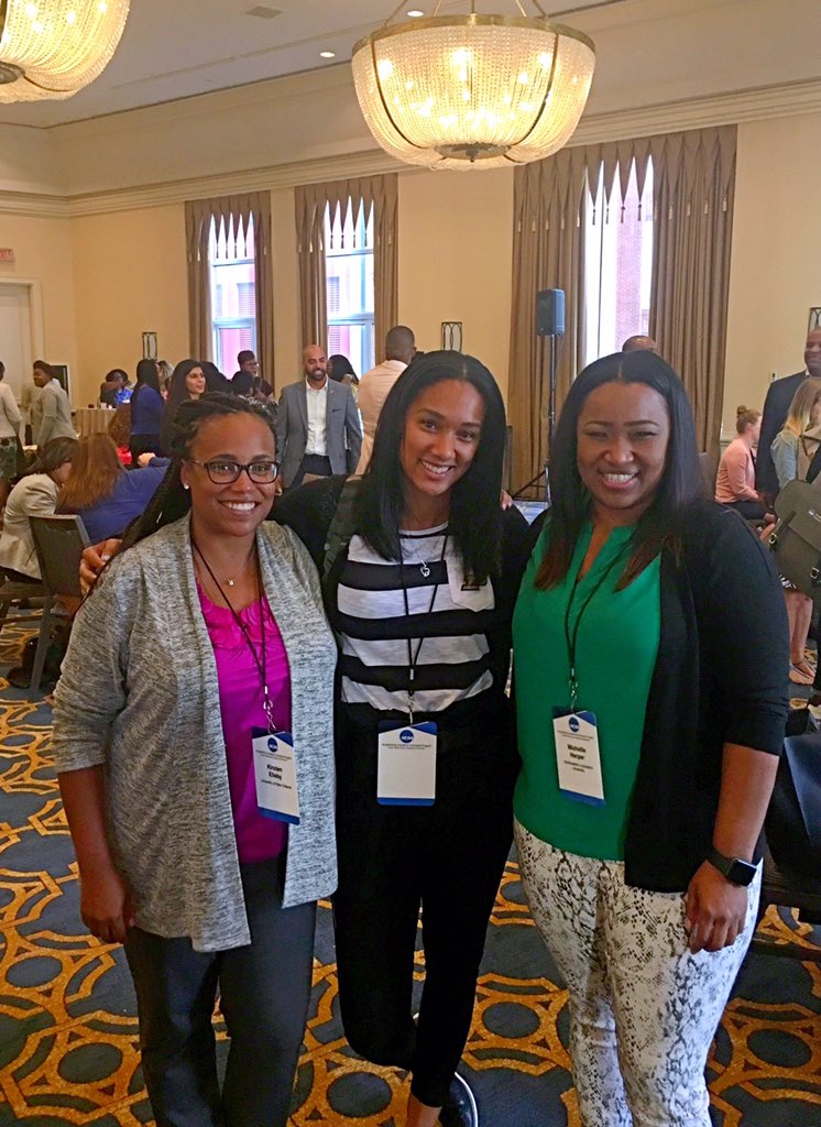 I ended my summer at the #NCAA_AASP conference. I was so happy to see some familiar faces this week & reconnect with my #LIFamily! Feels like spring just ended yesterday & now we’re about to begin the fall 🤦🏽‍♀️ #NewAcademicYear #NewStudentsToImpact #ImReady