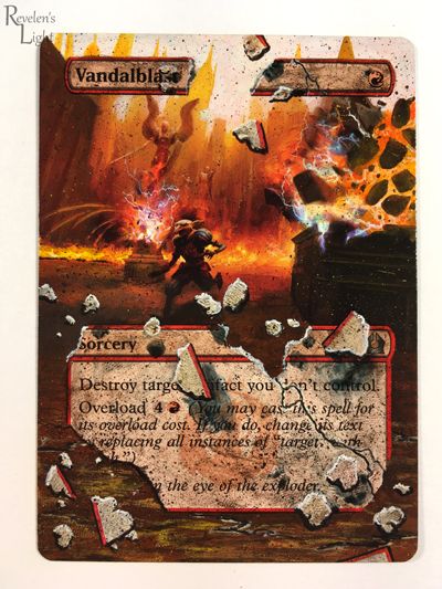 Just in case you've ever wanted to Vandalblast your own Vandalblast.

Ebya Link - ebay.com/itm/1238606198…
#mtgalter