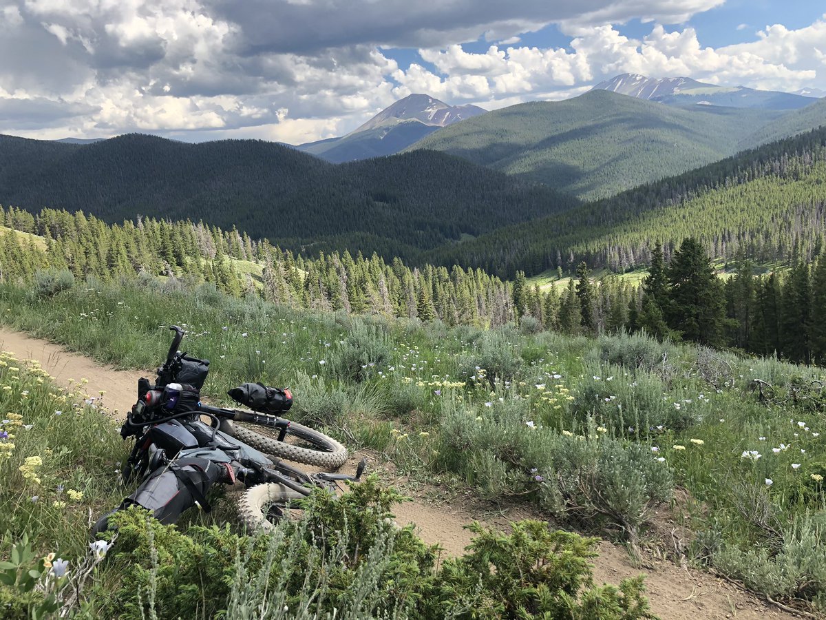 colinkhughes's tweet image. DURANGO OR BUST. 275 miles down, 275 miles to go. This journey has already been deeply enlightening. #ColoradoTrail #bikepacking #trailmagic