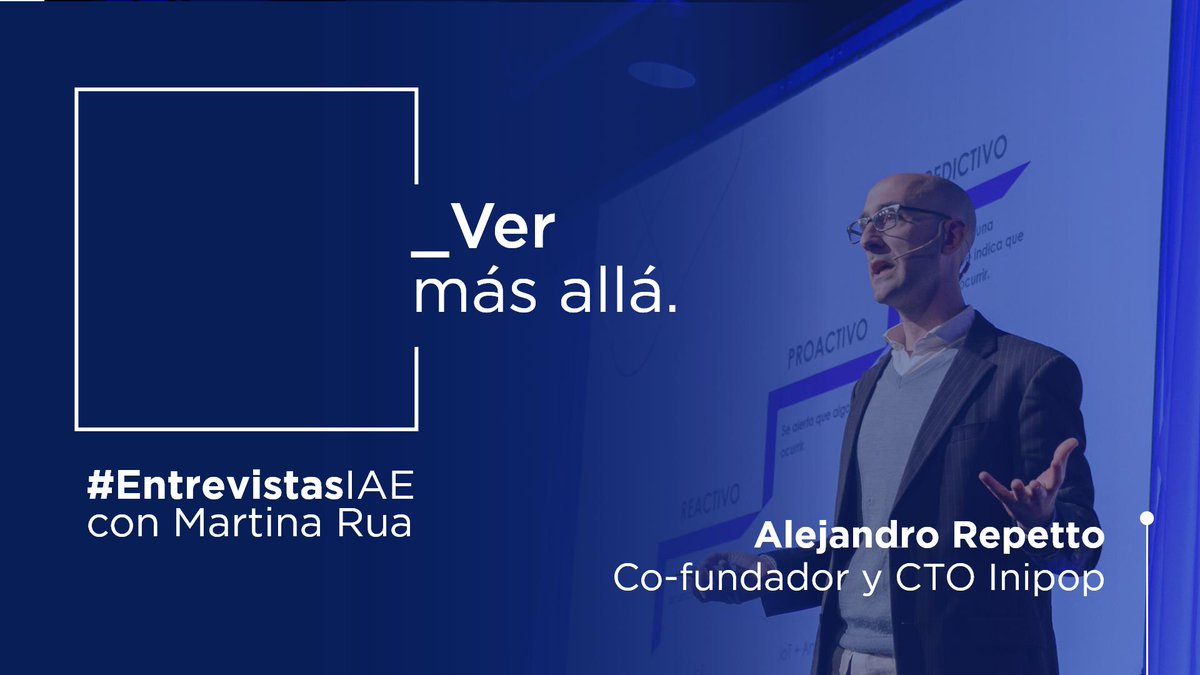 IAE_Austral's tweet image. Entrevistado por @Marturua en el último #IAESummit, @ajmrepetto, analiza las oportunidades y los desafíos que propone la tecnología en el mundo de los negocios:  "La curiosidad es la madre de la innovación": bit.ly/2Yilr6A
#EntrevistasIAE #Innovación #IAEBS #IAEAlumni