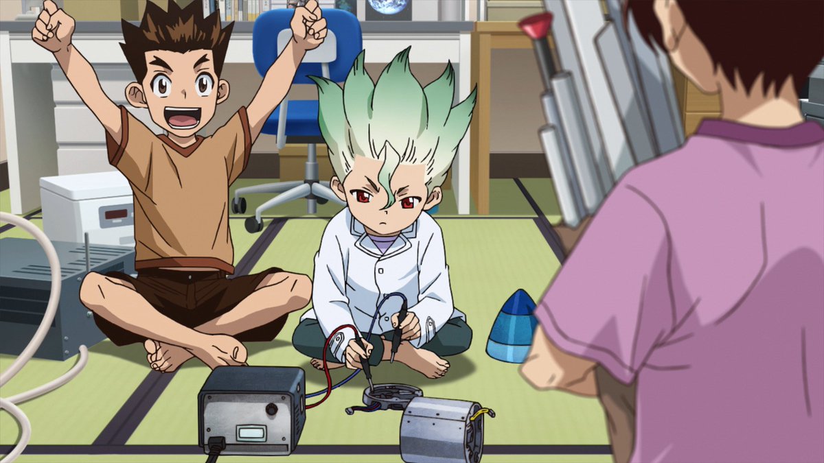 Dr Stone If We D Met Before This Planet Became A Stone World You May Have Been My First Friend Dr Stone Episode 5 Stone World The Beginning Watch