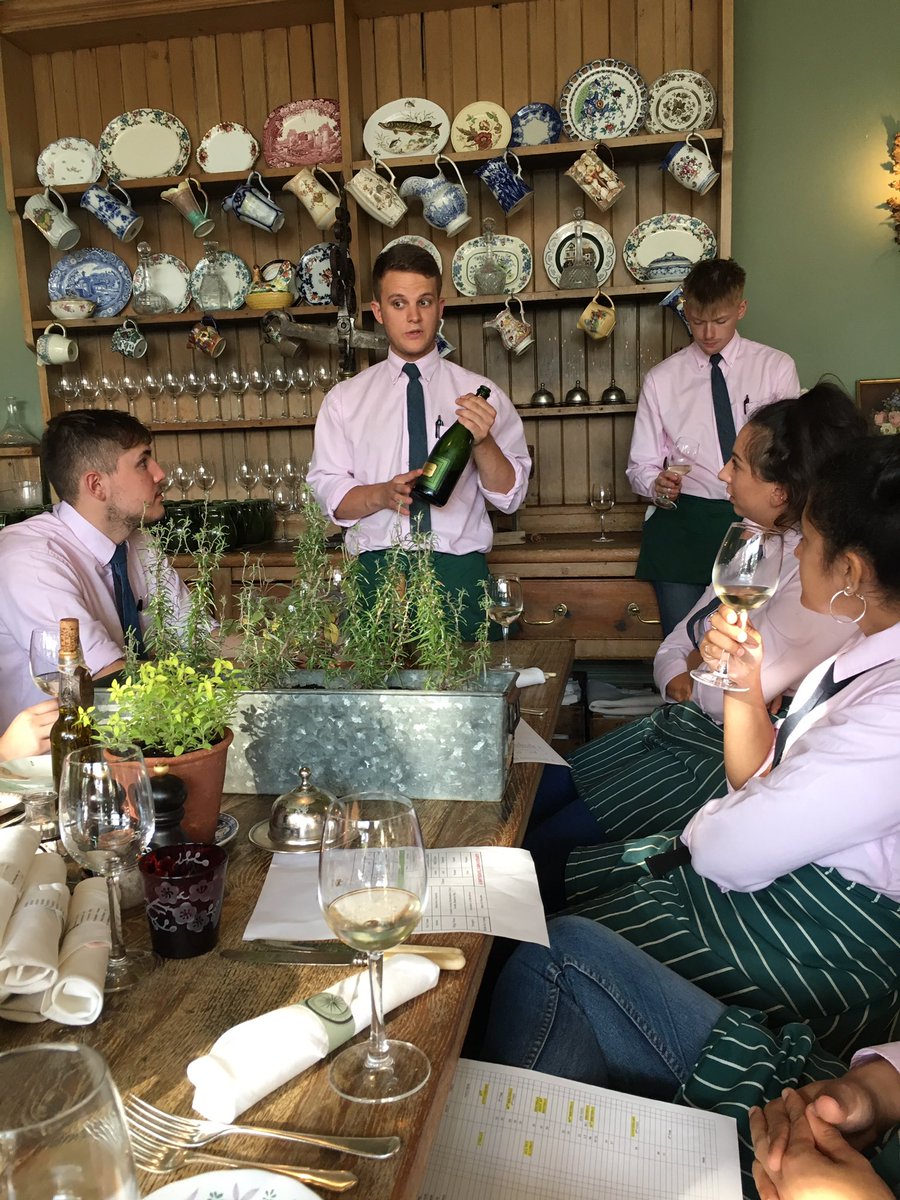 Tasting Exton Park sparkling wine. Great start to a busy Friday service! #extonpark @jgerty <a href="/RobinHutson/">Robin Hutson</a> @shan_c_harvey <a href="/AdamBrandish/">Adam Brandish</a> <a href="/fbourde/">Francois Bourde</a>