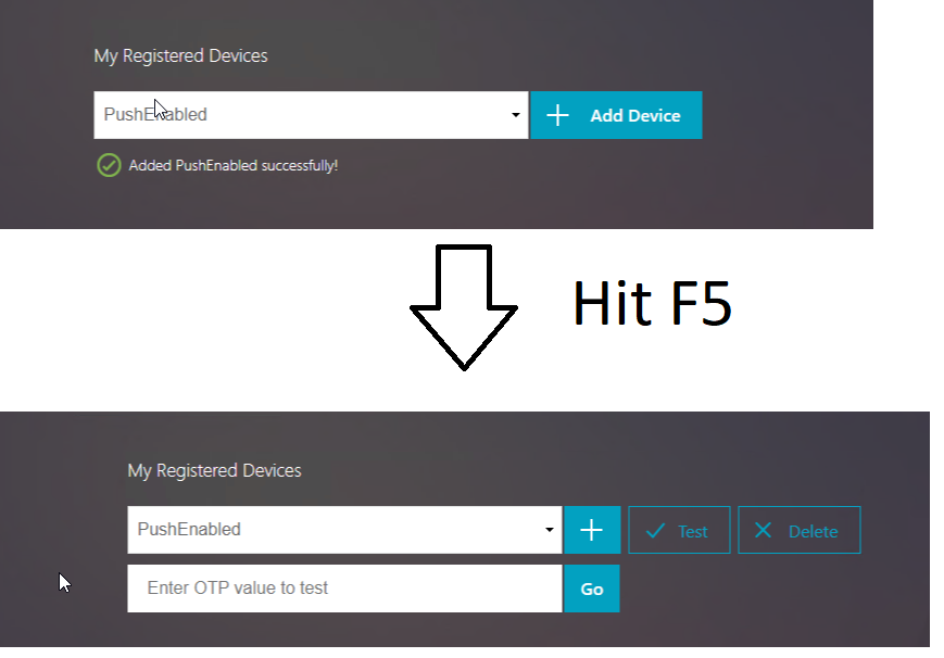 Julian Mooren (@citrixguyblog) on Twitter photo Who is running NativeOTP with Push on #Citrix ADC? Seems like there is a bug when adding devices. You can add the device but will not see the "Test"&"Delete" button. You need to refresh the website. Without push service everything is working flawless. <a href="/CitrixADC/">Citrix ADC</a> @CitrixNetwork Who is running NativeOTP with Push on #Citrix ADC? Seems like there is a bug when adding devices. You can add the device but will not see the "Test"&"Delete" button. You need to refresh the website. Without push service everything is working flawless. <a href="/CitrixADC/">Citrix ADC</a> @CitrixNetwork