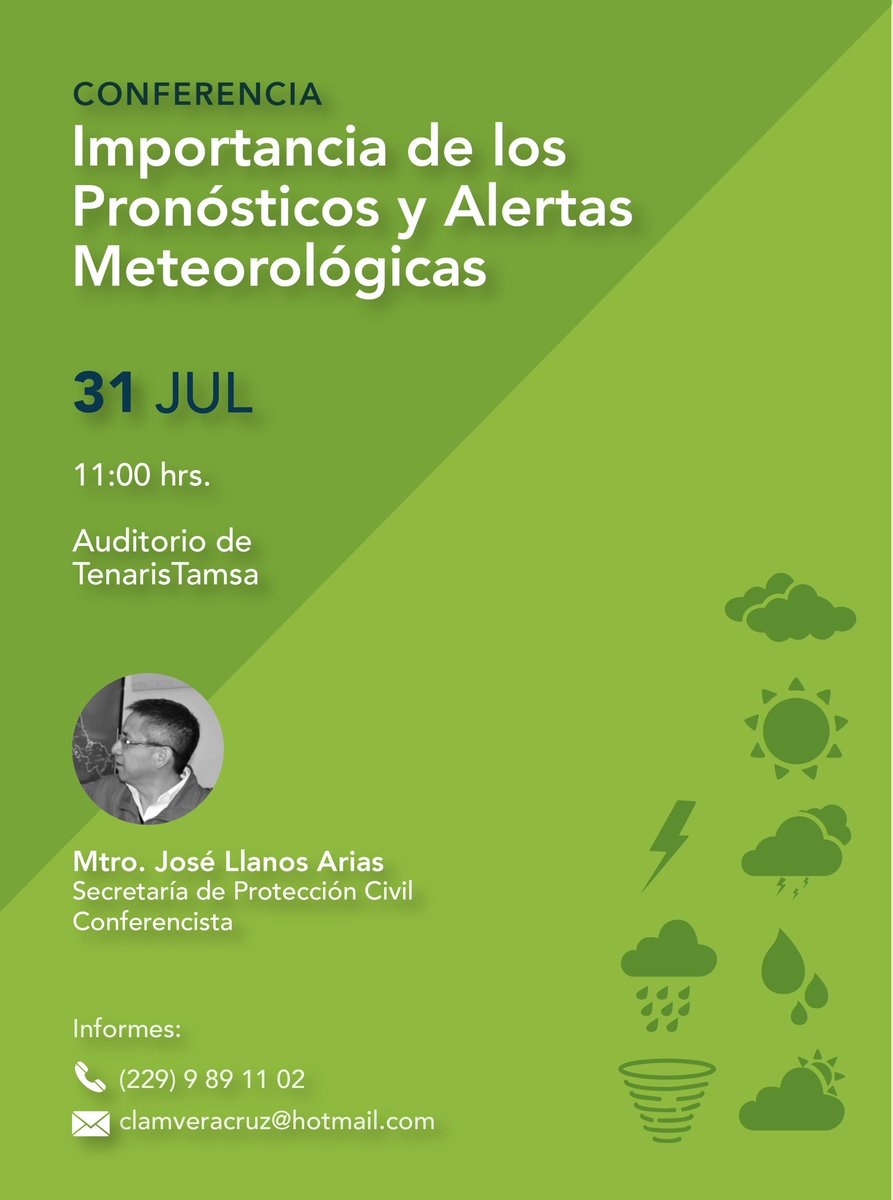 esnoticiaviral's tweet photo. RT ClamVeracruz: Agradecemos la conferencia ofrecida por el Mtro. José Llanos Arias, Meteorologo de PCEstatalVer
La información presentada es de alta cálidad en investigación y experiencia de un profesional de la Protección Civil
#CLAMVeracruz
#Fortale… https://t.co/zkCfDHKfLS