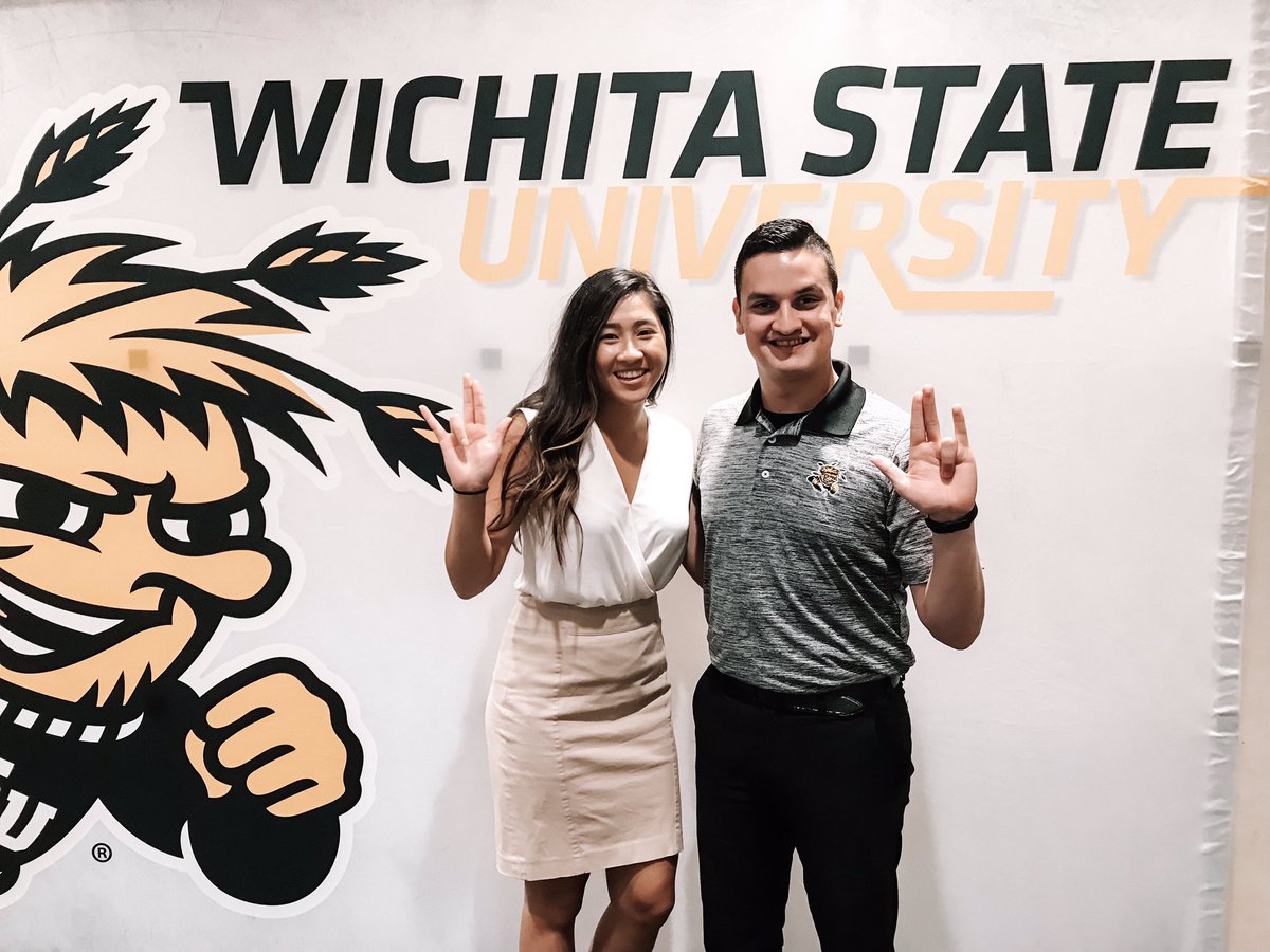 tramqngo's tweet photo. Got to go on a #shockervisit at my Alma Mater today &amp; BOY is it booming. Being a Shocker Navigator was a lot easier 4 years ago when campus wasn’t constantly changing. Thank you for sharing the latest updates with us, @WichitaState! 🌾💛 https://t.co/xiuDvESKkB