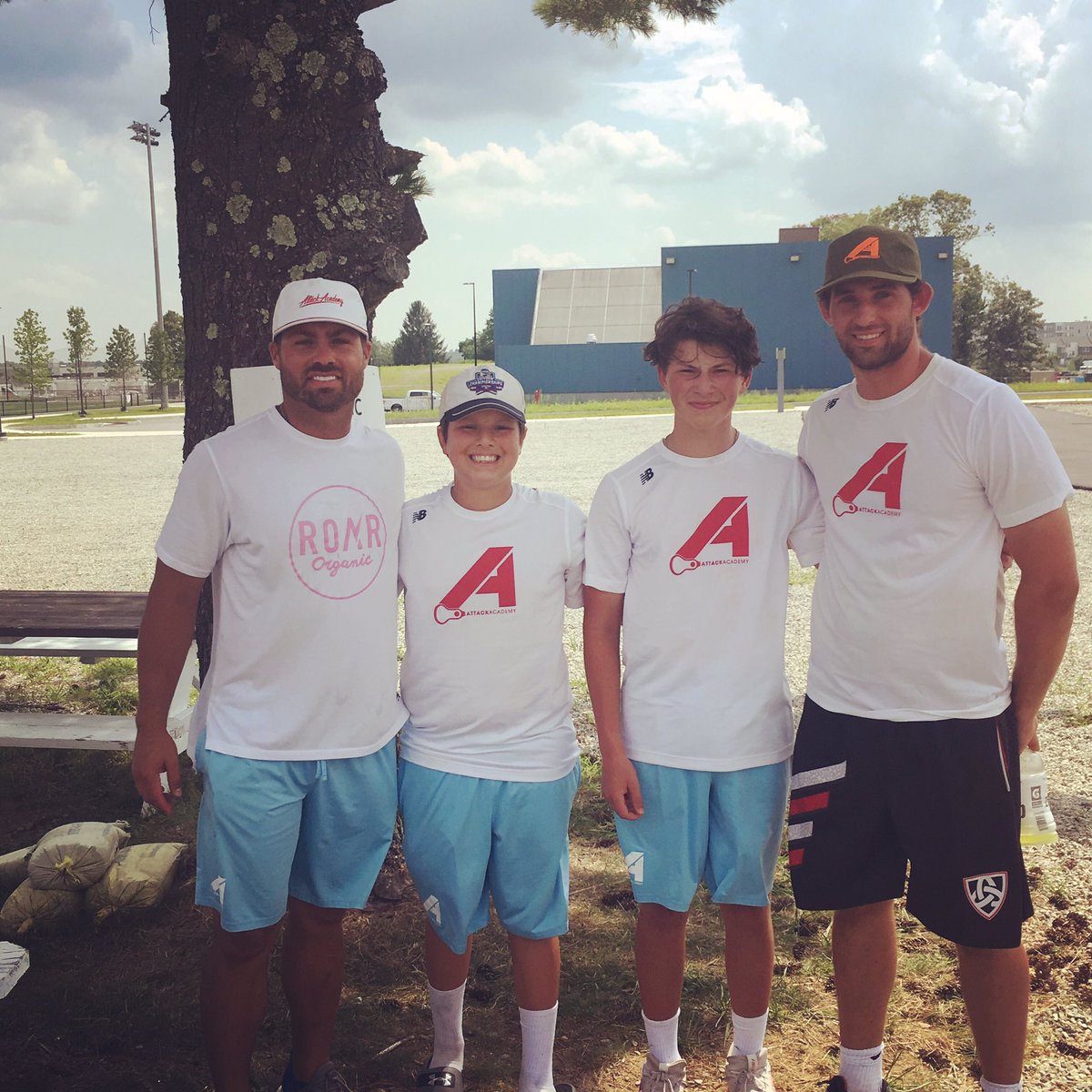 Maccamom92's tweet photo. @aidanmc0313 and Connor got to spend a couple of days with the legendary @RobPannell3 & John Piatelli at Robโs Attack Academy Clinic @UnionPointMA ๐ฅ#laxlegends https://t.co/dbZx3FNglY