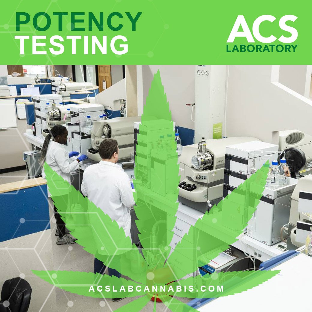ACSLaboratory's tweet photo. We provide accurate potency testing in #cannabis and #CBD samples. We determine 16 different #cannabinoids and quantifies the level to a specific amount. Our Ultra High Performance Liquid Chromatographs deliver the highest accuracy results. #PotencyTesting https://t.co/G579p4ktig