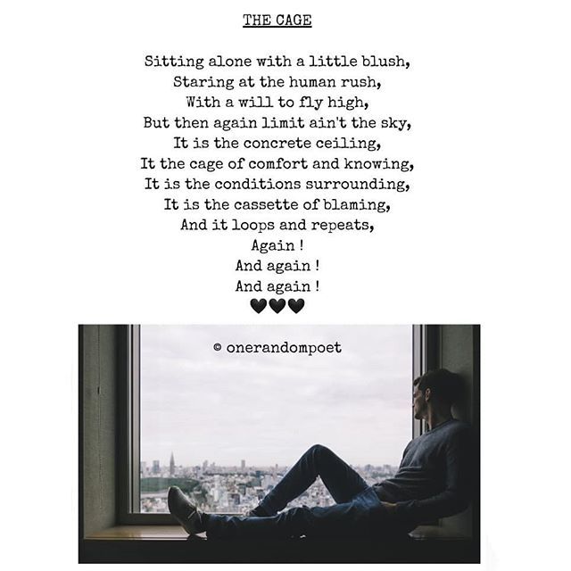 onerandompoet's tweet photo. At times when life is like a rough sea, we often end up in a negative state of mind, this piece is an  effort to highlight that this happens to the best of us, and in times when  we are pushed to a corner in life, by life.
.
And in THE CAGE, thus we are.… https://t.co/x5R6rxSj7M https://t.co/Xp9EoNUq4H