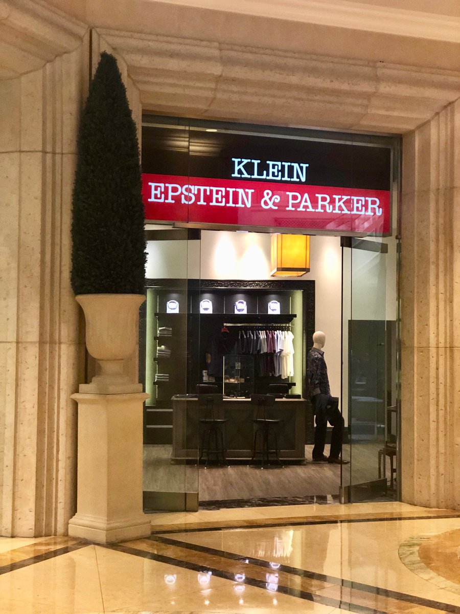 CanyonCreative's tweet photo. Congratulations to client Klein Epstein &amp; Parker for their new store in The Venetian Resort Las Vegas's The Grand Canal Shoppes. What a breathtaking space! https://t.co/otzBM2HRjR