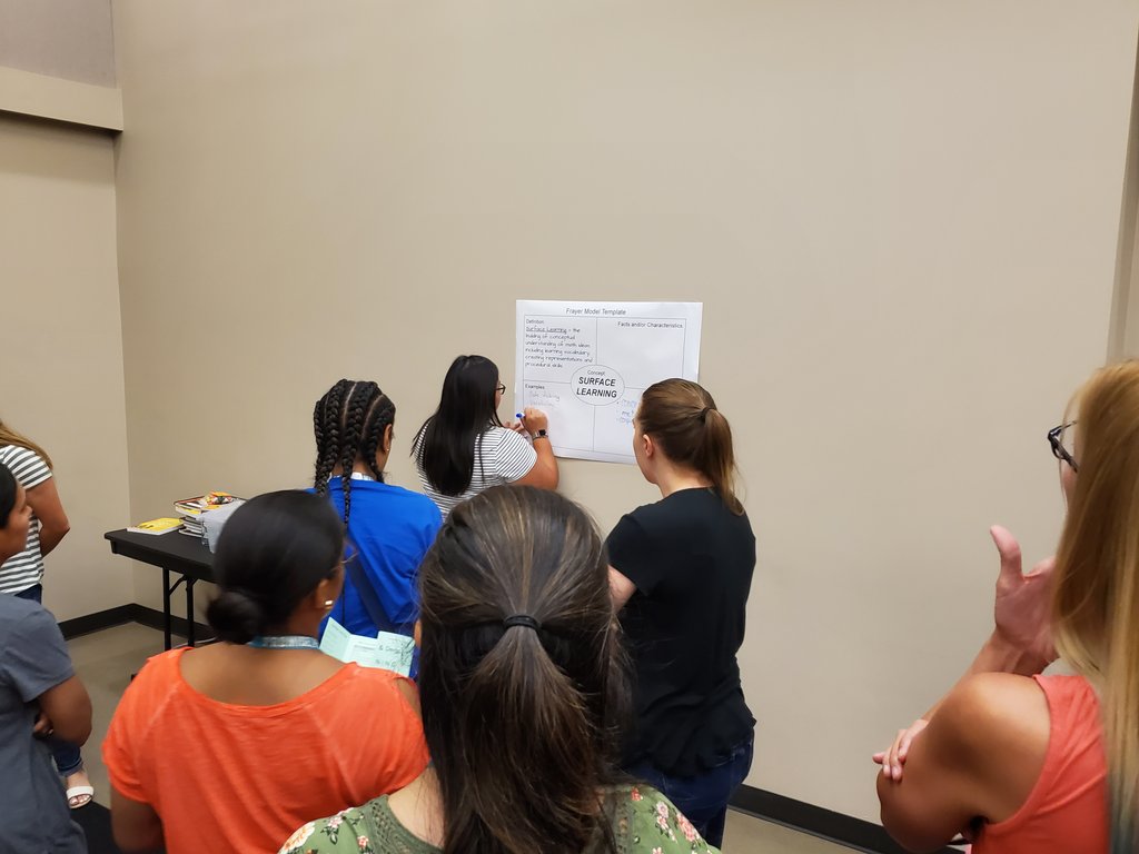 jvfaltisek's tweet image. Making connections at Math Mindset Conference! #kleinmath @KleinISD