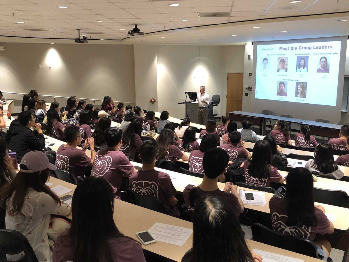 Jimbaker48's tweet image. Attending orientation for students from Southwest University, one of our valued partner universities. The International Leadership and Training Center will be working with these outstanding students for the next month.