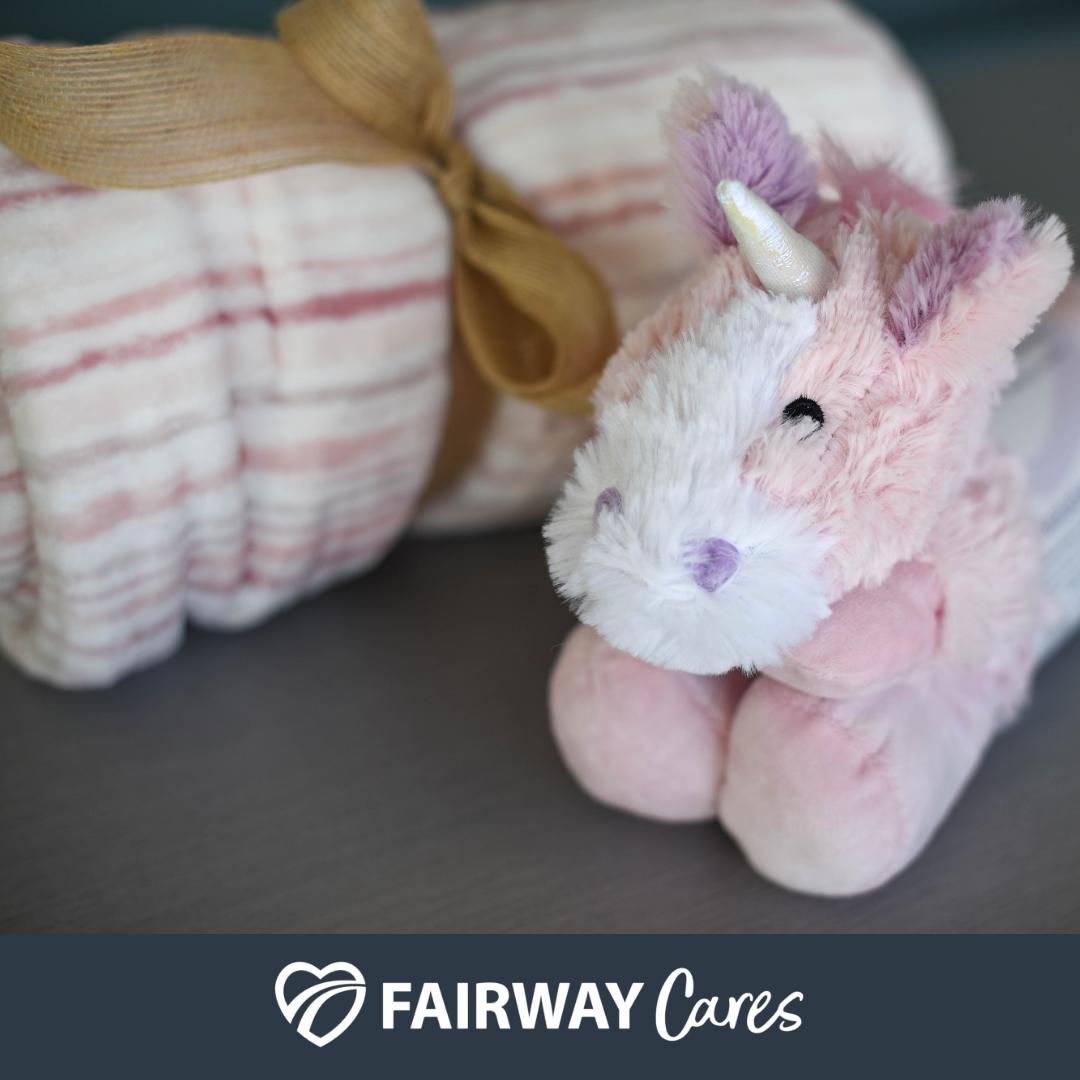 Check out these delightful <a href="/WarmiesO/">warmies_official</a> unicorns we are able to tuck into our #FairwayCares care packages! Heat them up in the microwave for a little stress relief &amp; to help you relax!

#FairwayNation #FairwayFamily #sendLOVE