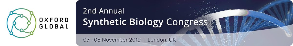 Registration is now open for our 2nd Annual #SyntheticBiology Congress! Registering provides attendees unprecedented access to all 5 co-located congresses at our 11th #SynGenSeriesUK. View our agendas to find out how you can join bit.ly/2NqfHOh 🔬 #GENSERIESUK19