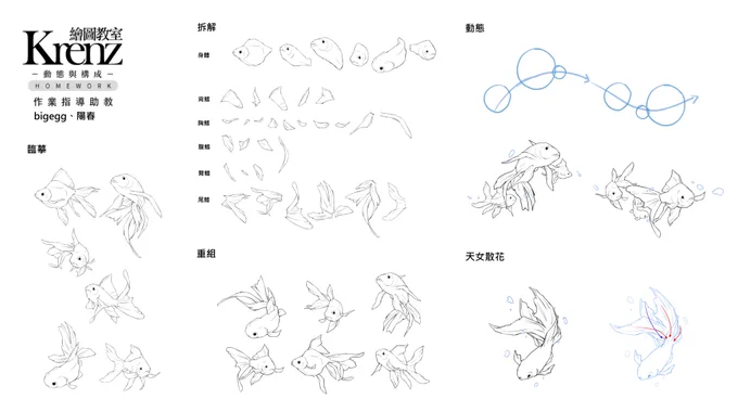 @KrenzCushart 
[遲來的畢業心得文]
經過學校畢製後又回來上了構成課
碰巧這期在口試結束當天晚上開課(無縫接軌 
當了那麼多年設計系學生...
終於領悟設計跟繪畫是有相通的Σ( ° △ °)
前半段卡關了很久,在學校上繪畫課也一直被提醒簡化的問題,花了蠻長的時間在熟悉和調整線條

#KK魔法學院 