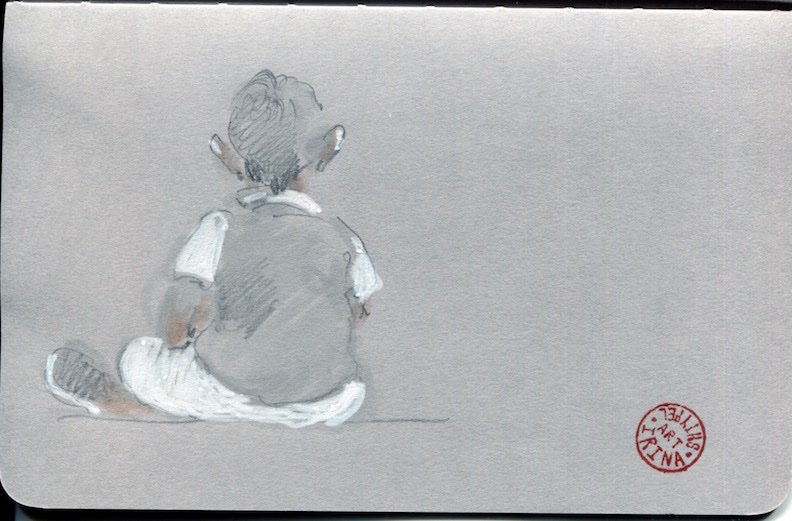 nikiraa's tweet photo. Little boy on a sidewalk.#pencildrawing #UrbanSketching #boy #WhitePlaines #sketchbook #artist #drawing #iDraw #NovaSketchbook #dailydoodle #street #sketch https://t.co/Gr0yPrKpA0