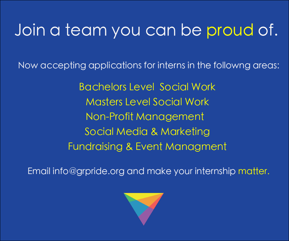 GRPrideCenter's tweet photo. Join our team and help us empower our LGBTQ community! #proudtobe #onegr https://t.co/In3sd195CV
