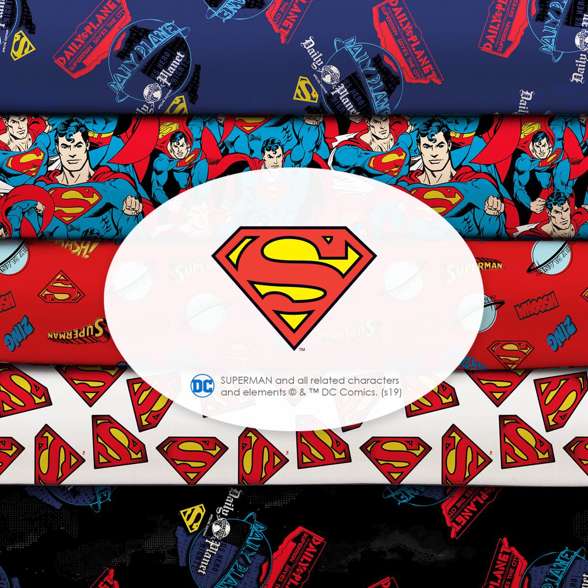 We are not allowed to say that this collection will give you super powers. But it will probably make your friends super jealous! The Superman Collection is available at your local fabric retailer.
#superman #manofsteel #dccomics #classiccomicbook #comicbook #dailyplanet