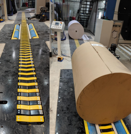 scmhandling's tweet photo. Another successful installation of our reel handling equipment! 

We have developed a new heavy duty ‘V’ conveyor which is capable of handling reels up to 2600kg!

This system also includes an integrated reel preparation &amp; weigh station. 

#roll #materialhandling #converting https://t.co/ibDKBn5eg1