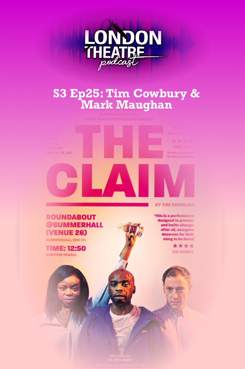 @edfringe is up and running and we’ve got a fresh chat with @markjmaughan & Tim Cowbury @MadeInChinaThtr who bring @TheClaimShow to @Summerhallery @painesplough 31st JULY -25 AUGUST 12:50pm! Get in depth insight into the complex world of Migration, Asylum & identity.