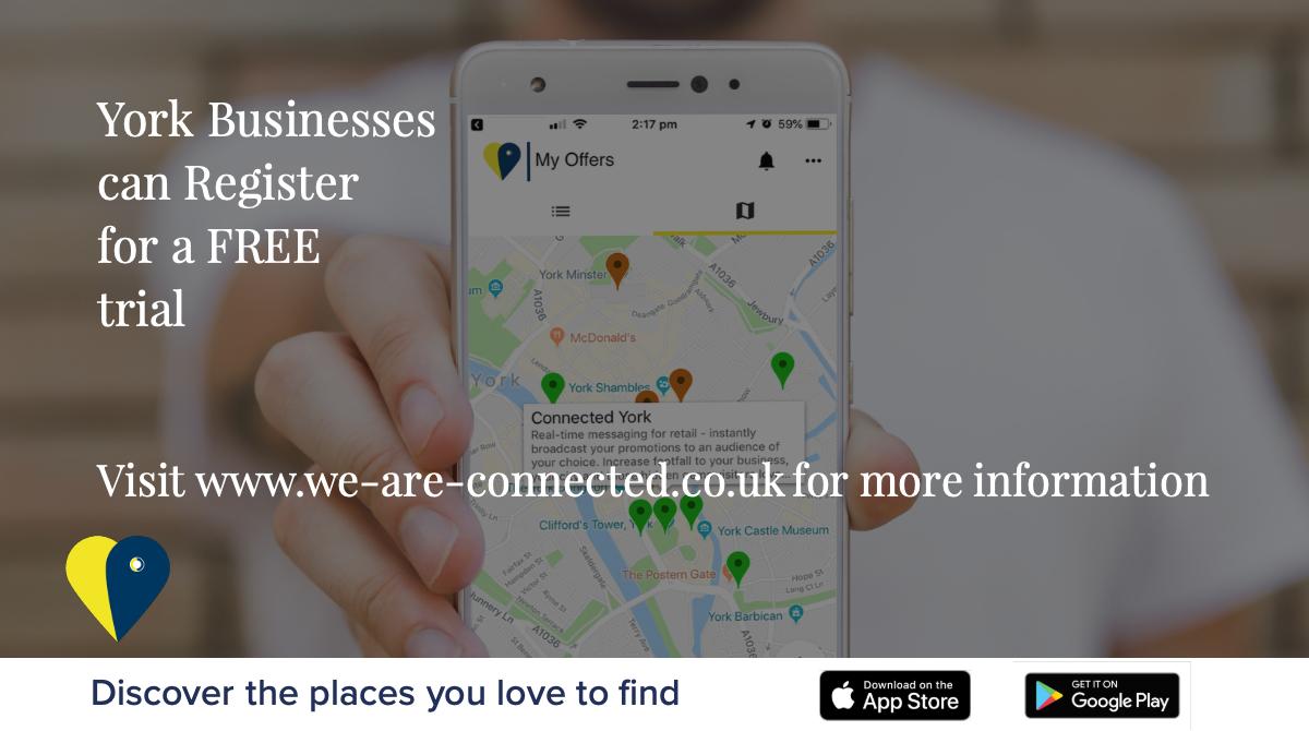 good_tasteclub's tweet photo. With some great promotions available from local businesses on the Connected York app, make sure your business is reaching out to residents and visitors to the city this summer!  

Register for a free trial here:  https://t.co/rjVkKecqKj

#shoplocal #shopsmall #indieyork #york https://t.co/907AHp6OzA