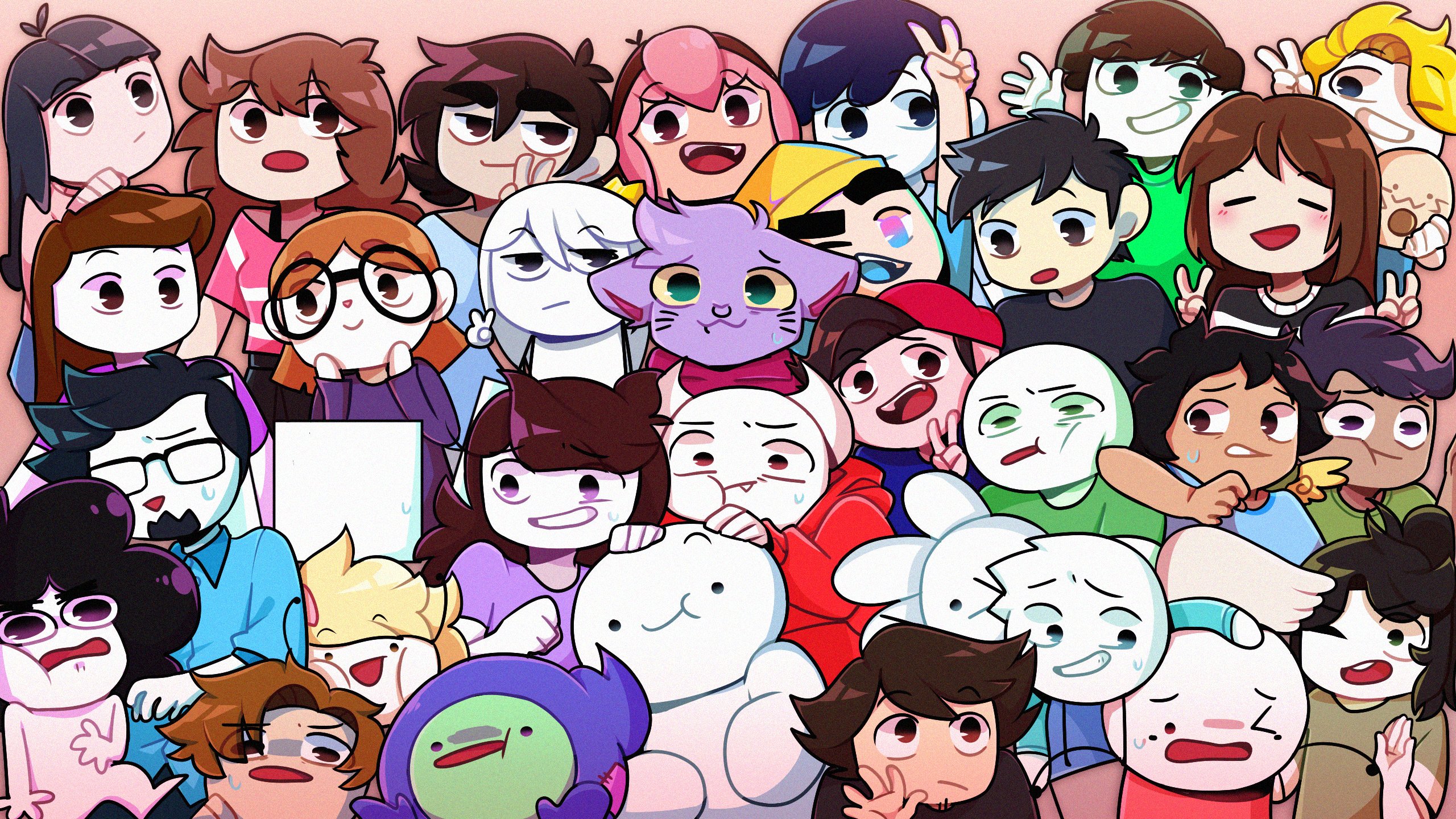 Jaiden Animations, theodd1sout, fan Club, Fan, Animation, artist, Fan art,  Video, music, nose