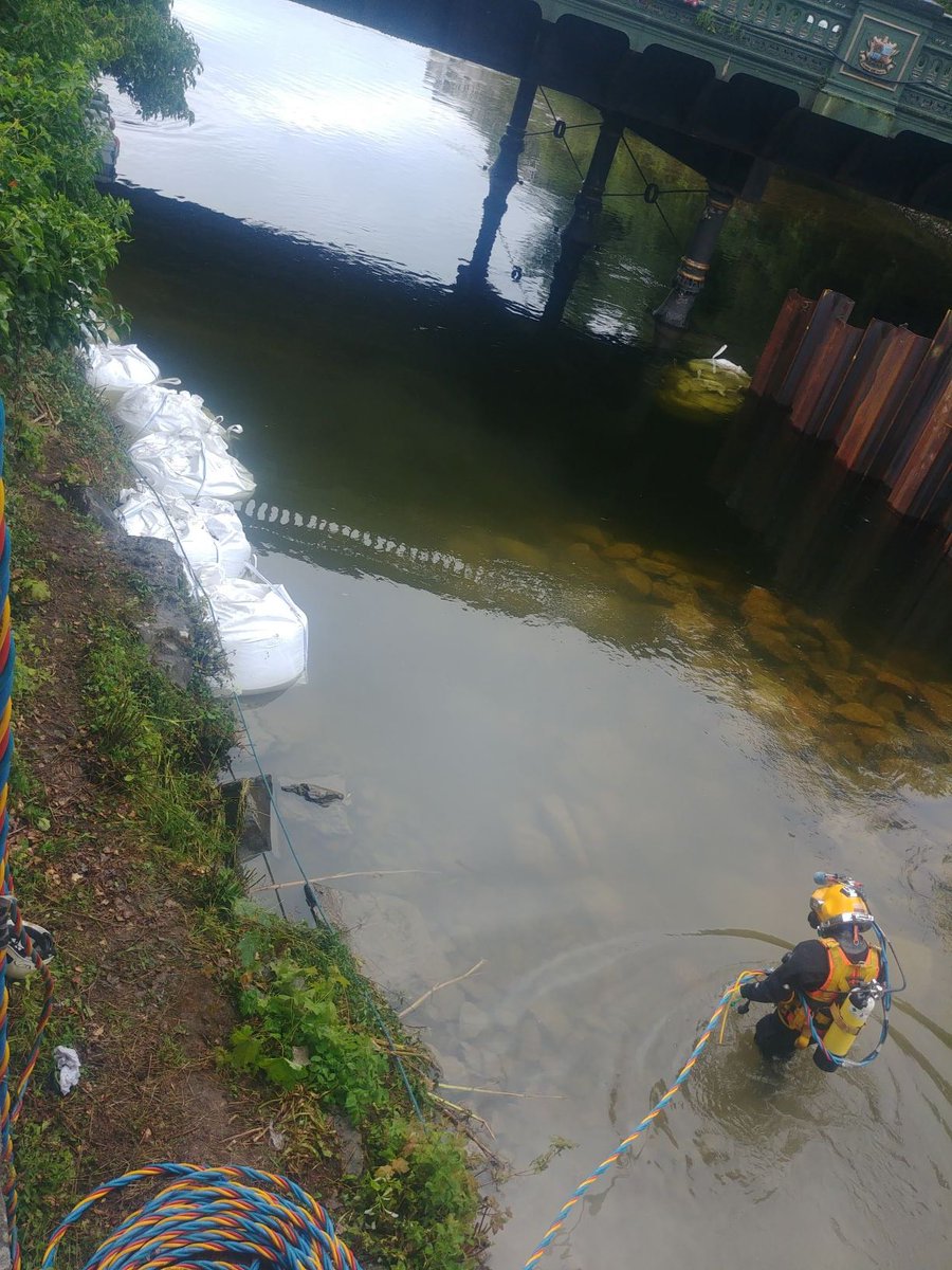 Victoria Bridge, #Kendal - based on works completed so far, we anticipate that the bridge will re-open on Monday 5 August.  However, if work progresses well, and the weather conditions remain dry, it may be possible to re-open the bridge at some point over the weekend.
