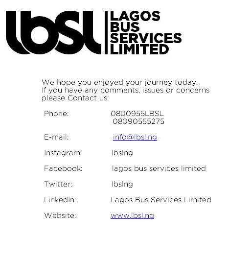 Lbslng's tweet photo. Tell us your experience #greaterlagos #lagosbusserviceslimited #lbsl #lagosbusreform #lagos #transportation #masstransit  #publictransport #visitlagos #ilovelagos #lagossights #explorelagos #centerofexcellence #lagosbuses #busdriver #golagos #busreform  #busreforminitiative https://t.co/o6bXC6N64a