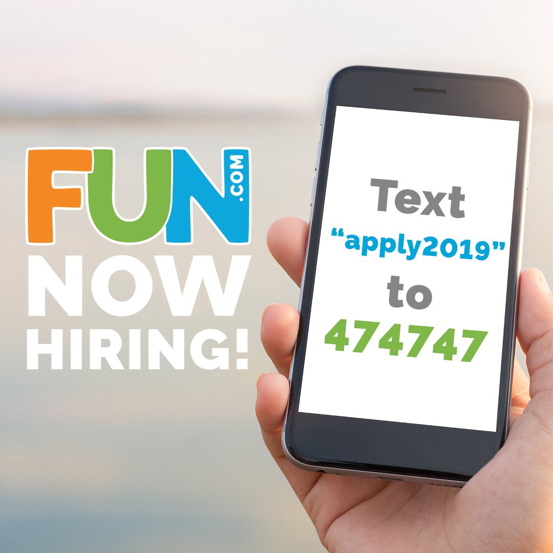 fundotcomcareer's tweet photo. Have you been searching for a seasonal position to make some extra cash? Well we have 2000 jobs available! That's right, 2,000!

Now Hiring for Shipping, Inventory, Customer Service and more! Text apply2019 to 474747 to apply! https://t.co/W5KXlNVlJl