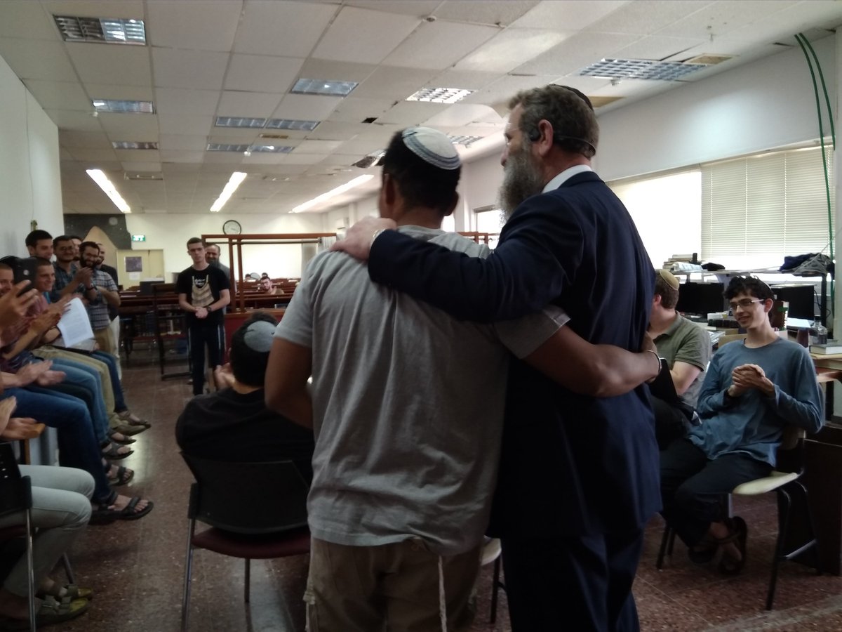 Kulanu_Inc's tweet photo. The two community members from Indonesia have completed their intensive Jewish study in Israel. They are now continuing their journey by teaching at home and developing more skills.

This is the diploma ceremony before they left Israel. https://t.co/0fedaXedL3