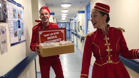 MLRevue's tweet photo. After a successful Arts Council Grant, 
@MLRevueare will be travelling to community hospitals with musical refreshments to the bedside. This week they have been rehearsing at #Witney Community Hospital and have started bedside visits. #PatientExperience #swdancing2019 https://t.co/thAmStJEBb