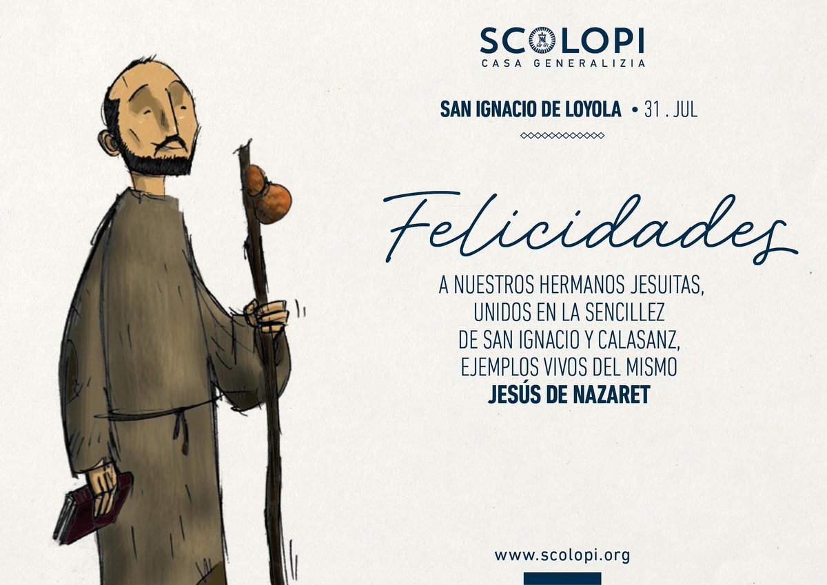 🥳🥳🎉🎉 Muchas felicidades a la familia Ignaciana. Unidos por la sencillez de San Ignacio y San José de Calasanz, ejemplos de Jesús vivo. 🙏 #Gracias #Felicidades #Jesuitas #Escolapios #SanIgnaciodeLoyola #Calasanz <a href="/JesuitasESP/">Compañía de Jesús</a> <a href="/socialjesuitas/">Jesuitas Social</a> <a href="/SomosJesuitas/">Conferencia de Provinciales Jesuitas LAC - CPAL</a>