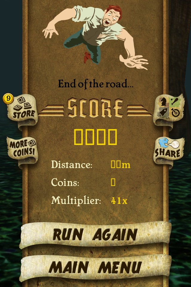I got ٣٧٣١ points while escaping from demon monkeys. Beat that! bit.ly/TempleRunGame #TempleRun