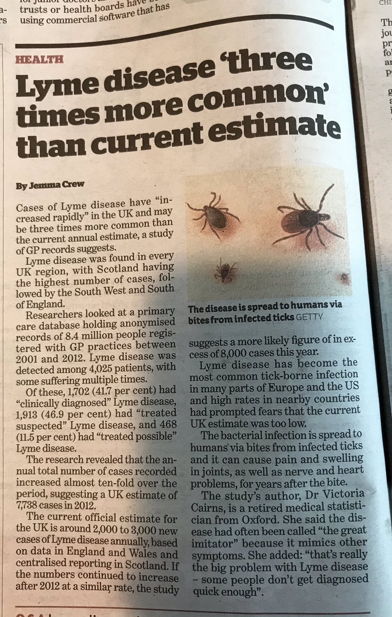 cumpstonarchive's tweet image. This is why I’ve been distributing #TickAware posters around South Lakeland

You really DO NOT want
#LymeDisease ‼️‼️

@LymeAction @UKLyme @Lymenews @LymeChallenge @LymeAlliance 

Via @theipaper 

Thx @wilfscafe @CarusGolfCentre @BootsUK @SouthLakelandDC @Cumblibraries &amp;amp; others