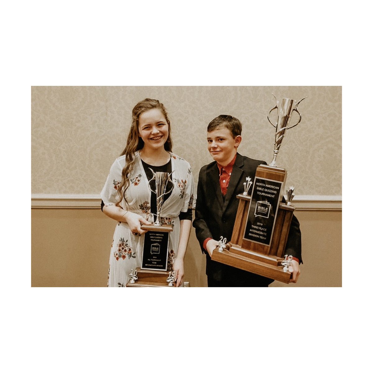 victoryupc's tweet photo. Congratulations once again to our Intermediate quizzers (Texas 1) for placing 3rd at Sr. Bible Quizzing Nationals! Natalie Votaw also placed 5th on the All-Tournament team! Our quizzers are amazing!! #NABQT19 #victoryupc #bcstx https://t.co/0vVrLDyR7f