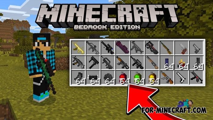 Coulmine Guns Addon For Minecraft Pe 1 13 T Co H9raacwonz