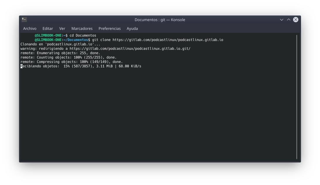 Con lo fácil que es utilizar #git y yo empeñado en usar aplicaciones teniendo la terminal.
Todo es ponerse, darle tiempo, aprender y disfrutar.