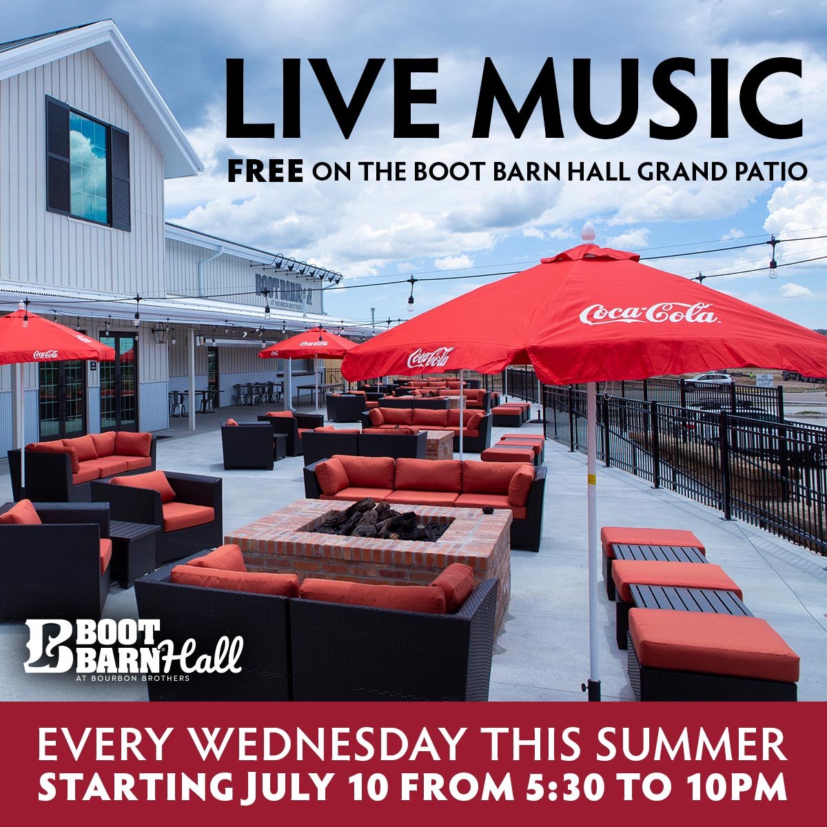 Don't forget on Wednesdays we have our free live music on the patio. Tonight it's <a href="/JennyShawhan/">Jenny Shawhan</a> serenading us under the stars with her incredible voice. Don't miss out, come join us.