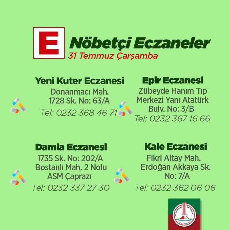 #NöbetçiEczane