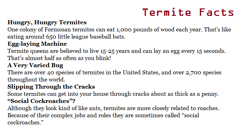 GeffroyTermite's tweet image. #TermiteServices #TermiteProblem #TermiteControl