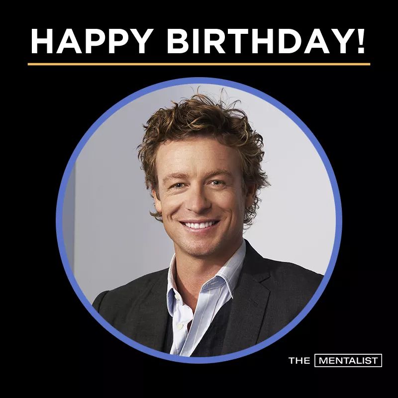 Happy birthday simon baker
Forever    