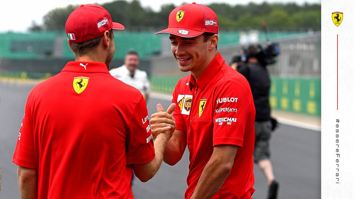 ScuderiaFerrari's tweet photo. We need your input #Tifosi 🗣
 
#Seb5 and #Charles16 want to hear from you once again! 👂
Got a burning question that you’ve been wanting to ask them ❓ Now is your chance!
Tomorrow they will answer some of them 😍
#essereFerrari 🔴 https://t.co/clQDW8hG24