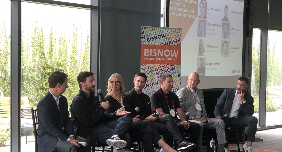 .@OpenpathSec President/co-founder James Segil at #bisnowLA sharing the importance in understanding data to improve workplace place experiences @Bisnow #proptech #siliconbeach #cretech #accesscontrol