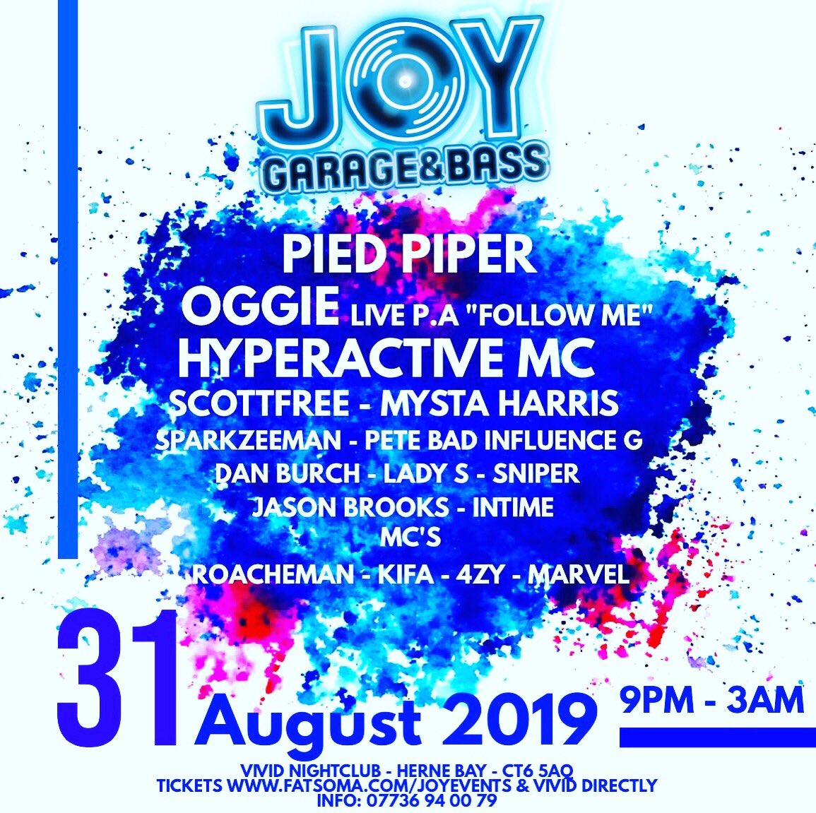 djjayharris's tweet photo. JOY back @ VIVID Herne Bay, catch the lineup 🔥🔥🔥🔥 https://t.co/lcOypUQZAc