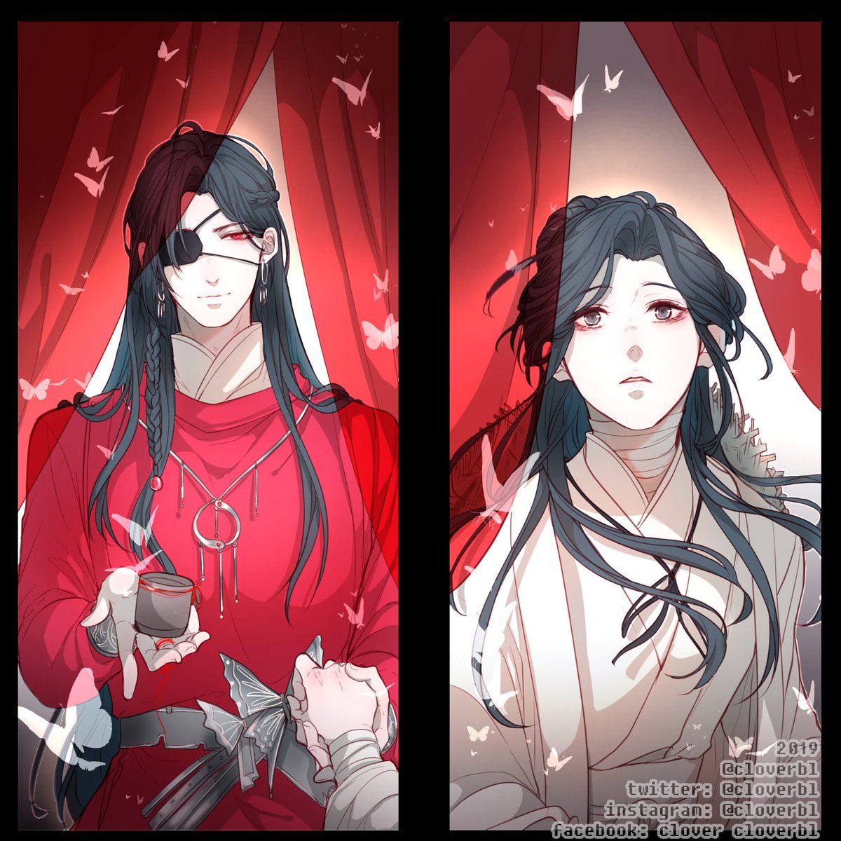 Clo On Twitter My First Fanart Of Them Hua Cheng X Xie Lian Fanart Tgcf å¤©å®˜èµç¦ Heavenofficialsblessing Novel Hualian Huacheng Xielian è°¢æ€œ èŠ±æ€œ Https T Co Ovcdauqzou