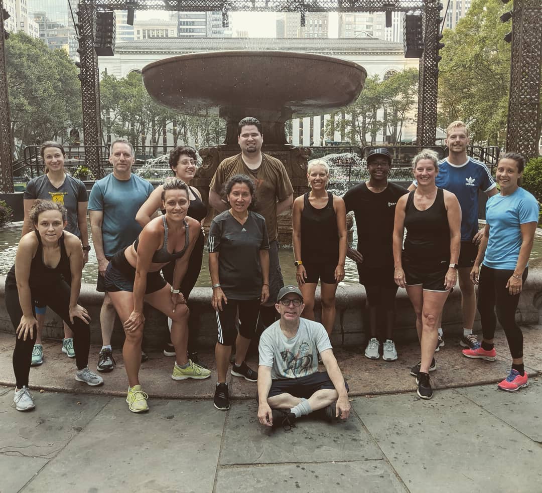 TheRiseNYC's tweet photo. When humpday arrives 🐪
We meetup at Bryant Park ⛲
To sweat and high five 😅✋
.
.
.
.
.
#riseup #freefitness #outdoorfitness #nyc #nycfitness #fountain #bryantpark #fitfam #getupshowup #highfive #yeahbuddy #haiku
#therisezapier https://t.co/C0nJYR2LW7