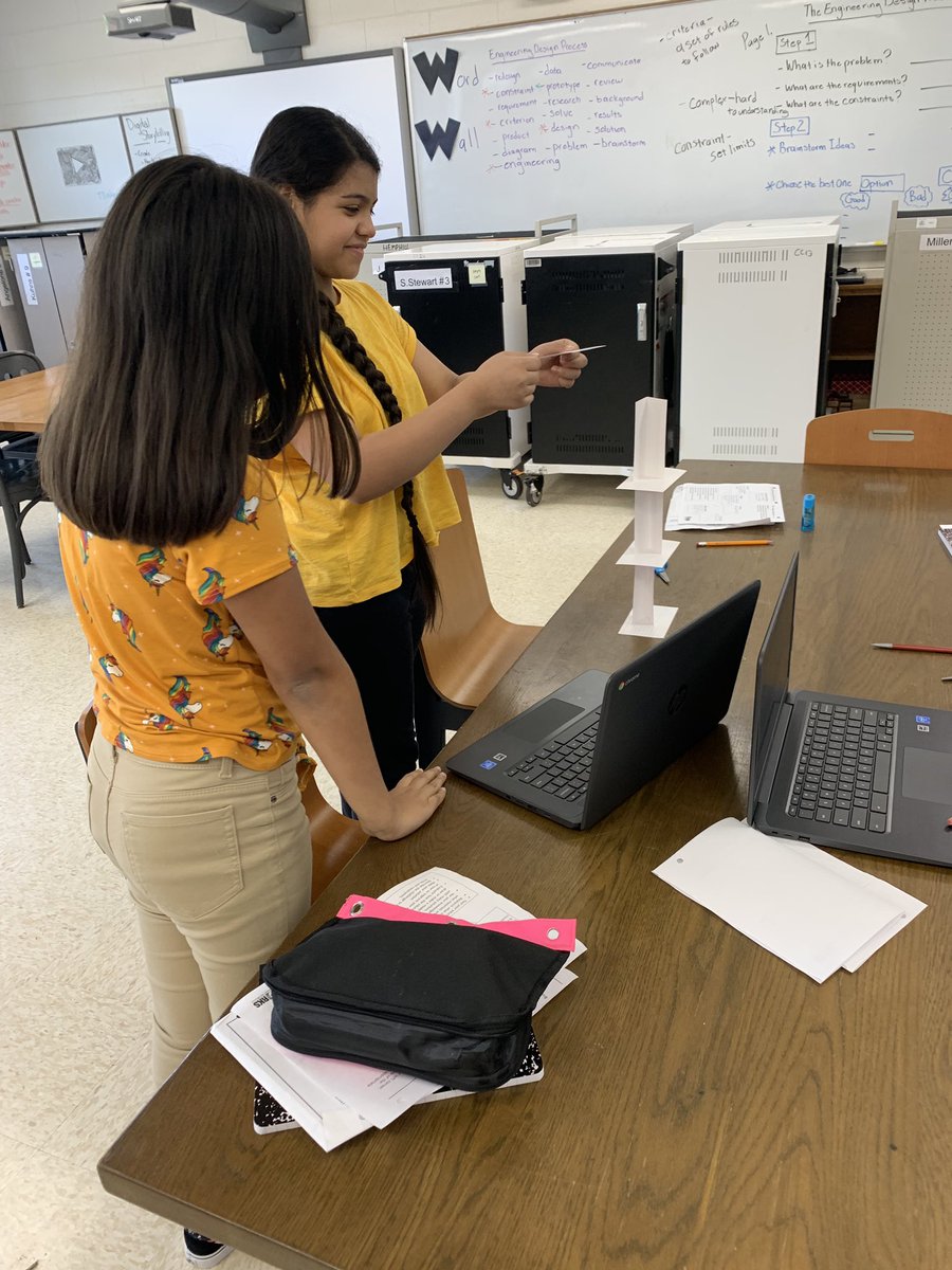 STEM GMSFalcons, Engineering Design Process in the works.