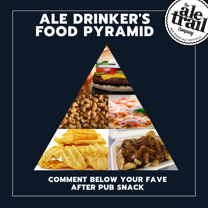 therealaletrail's tweet photo. What's your fave after pub snack? What do you think of our suggestions? 🤔🍔 https://t.co/WPbVveFbtz