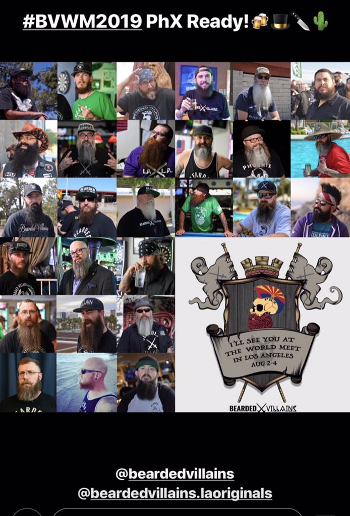 BeardedV_phx's tweet photo. #bvwm2019 @BeardedVillains #PheonixVillains https://t.co/64WT59r3qU